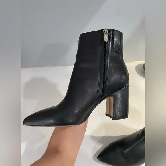 Sam Edelman Sleek Black Hilty Ankle Booties - Picture 4 of 8
